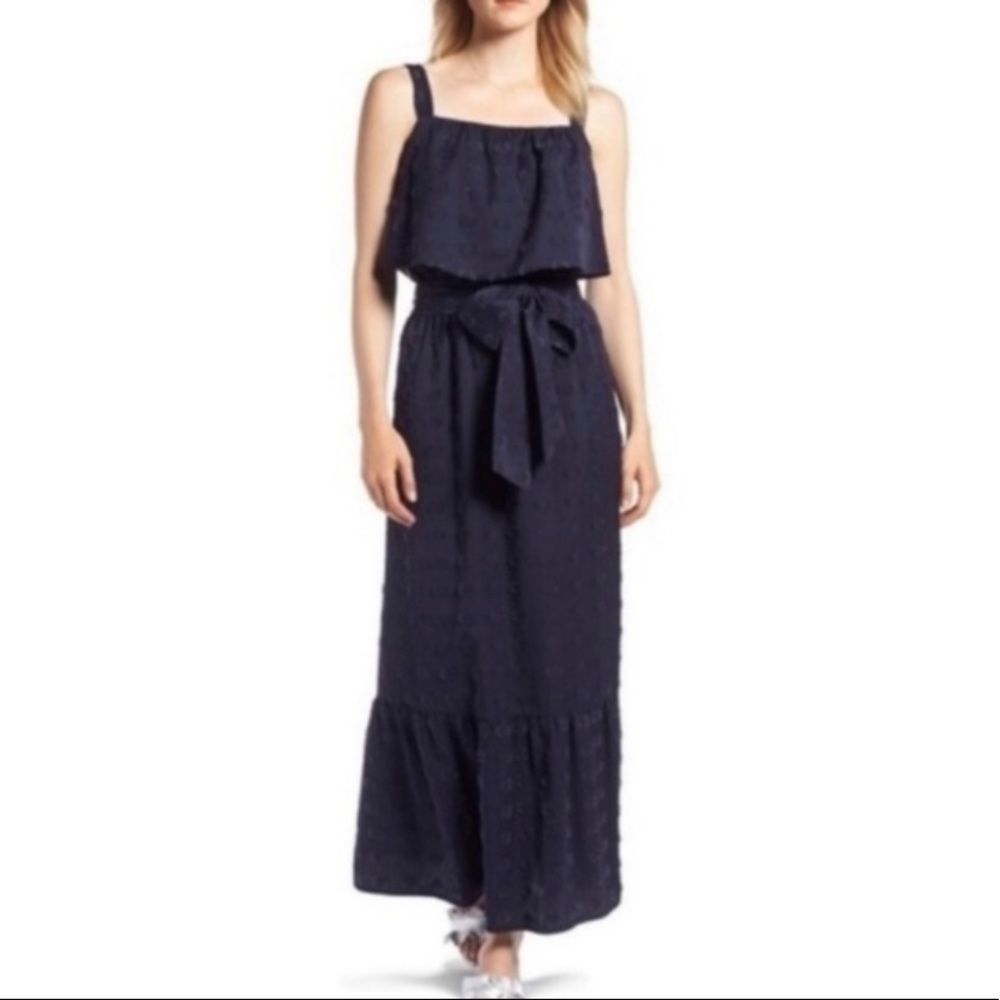 1901 navy maxi dress, size M. New without tag.